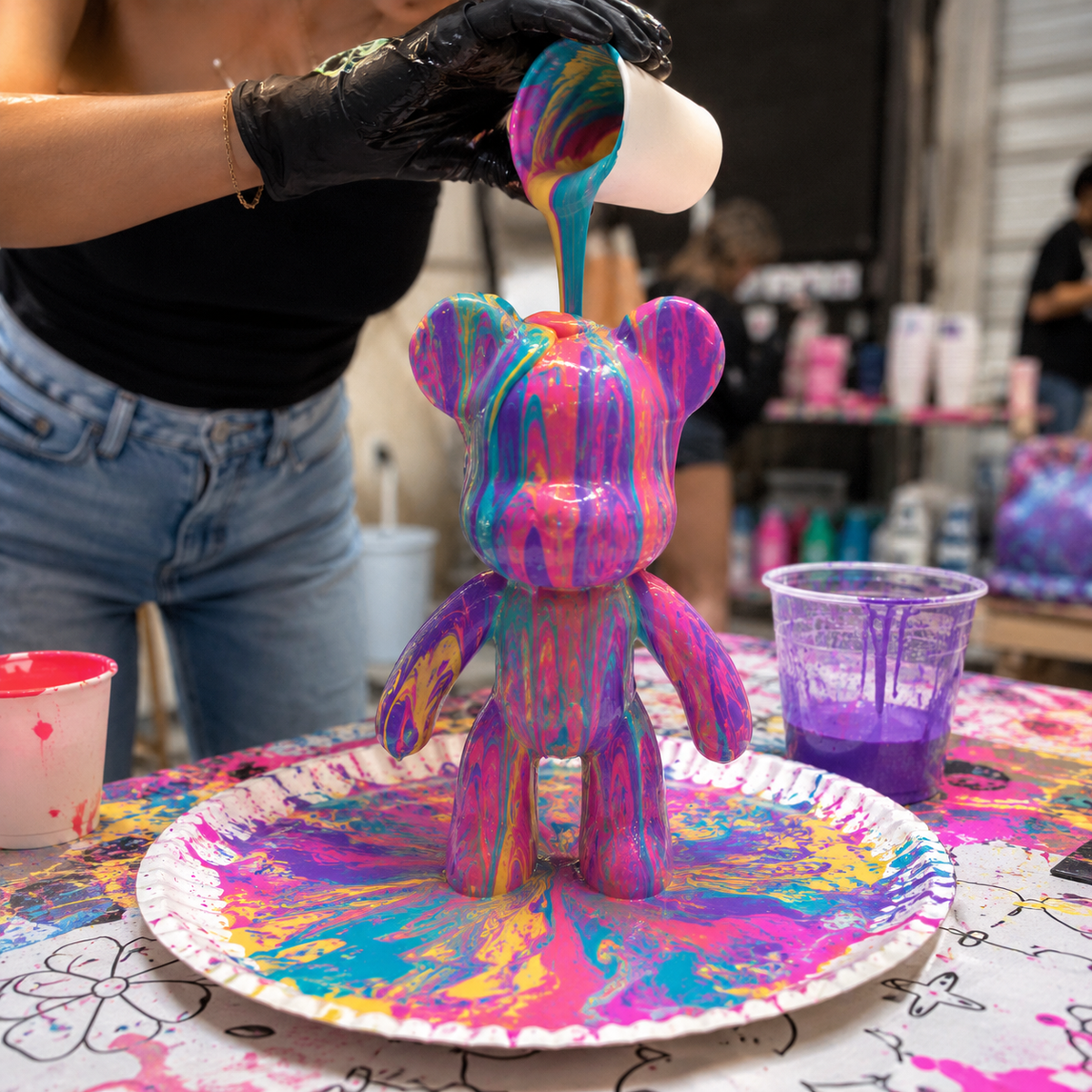 Open Group Bear Painting Class